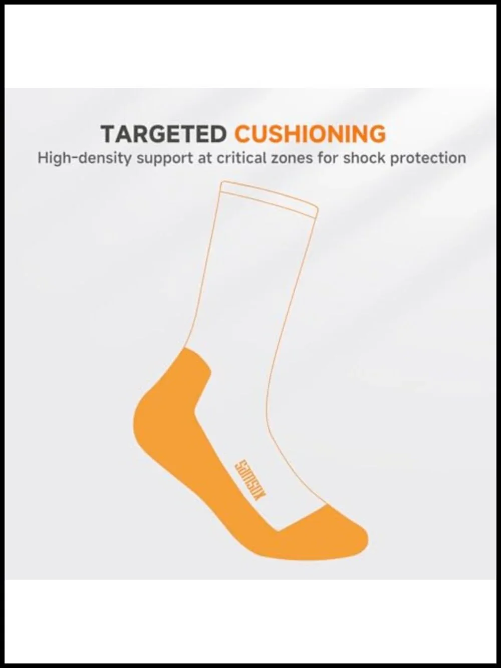 Merino Wool Hiking Socks 200 Needle Knit Moisture Wicking Anti Blister Men's
